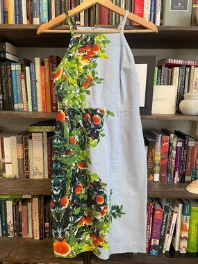 Anthropologie Maeve Orange Grove dress